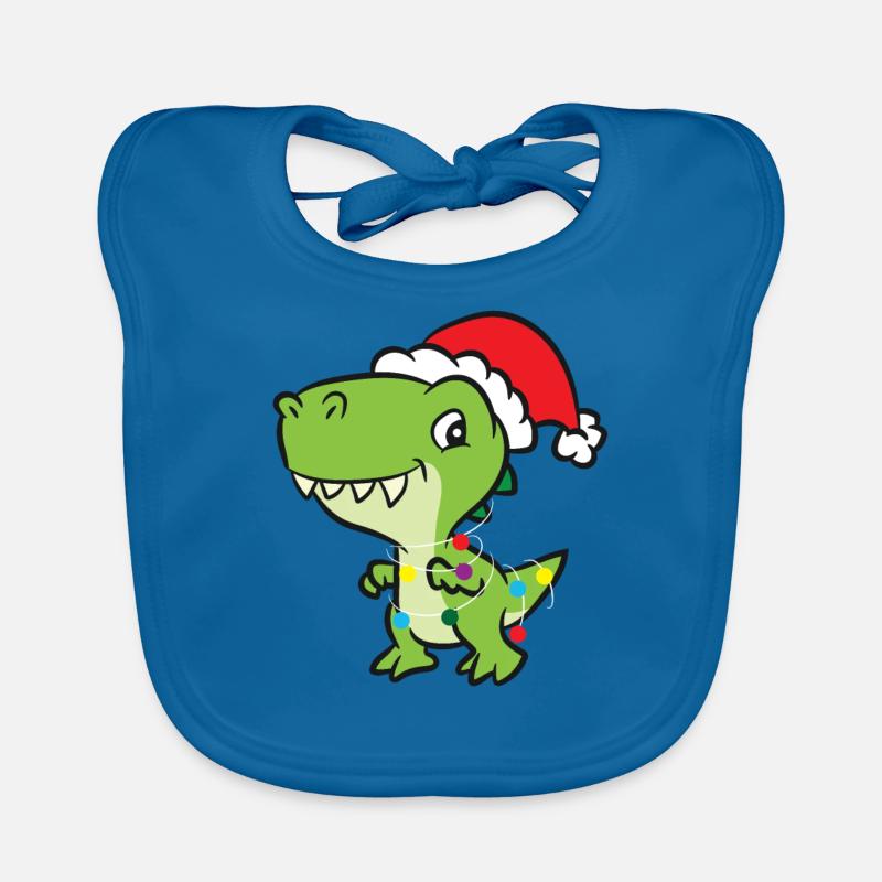 T-Rex - Tree-Rex bunte Lichterkette Baby Bio-Lätzchen