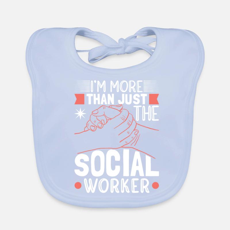 Plus que le travailleur social Bavoir bio Bébé