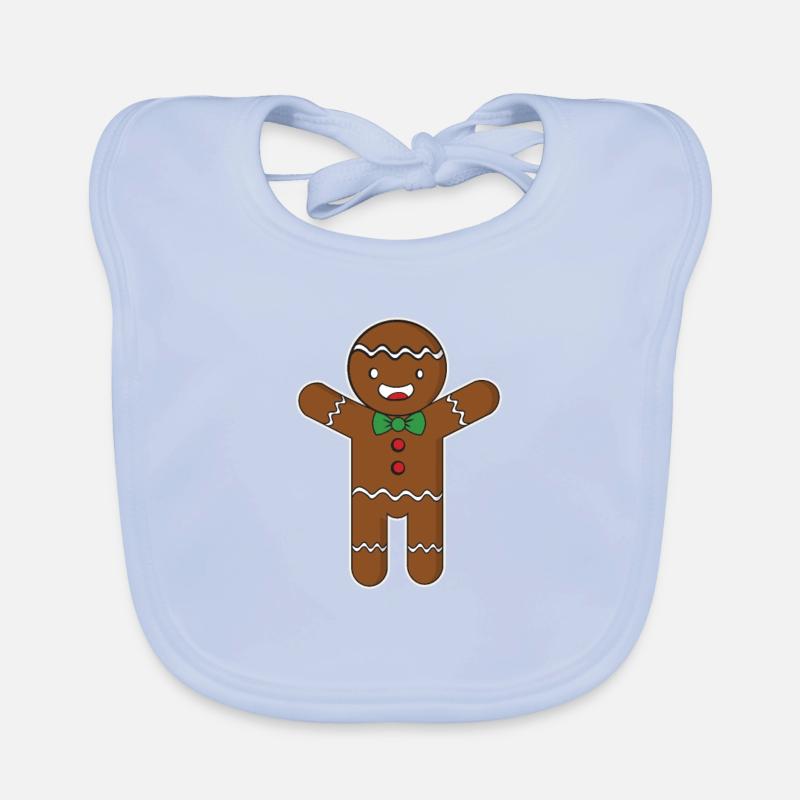 Lebkuchenmann Baby Bio-Lätzchen
