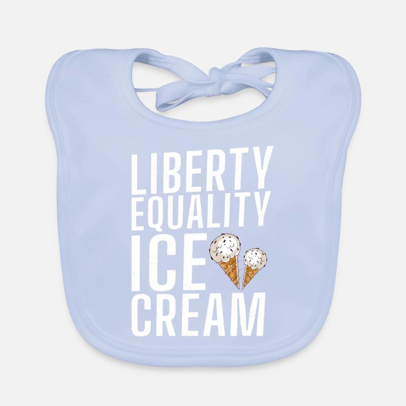 Cadeaux pour amateurs de crème glacée Bavoir bio Bébé