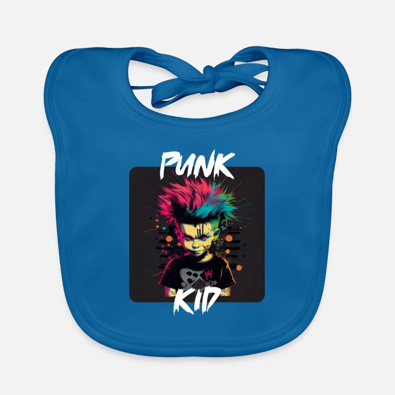 Graffiti Style - Cooles Punk Kind 6 Baby Bio-Lätzchen