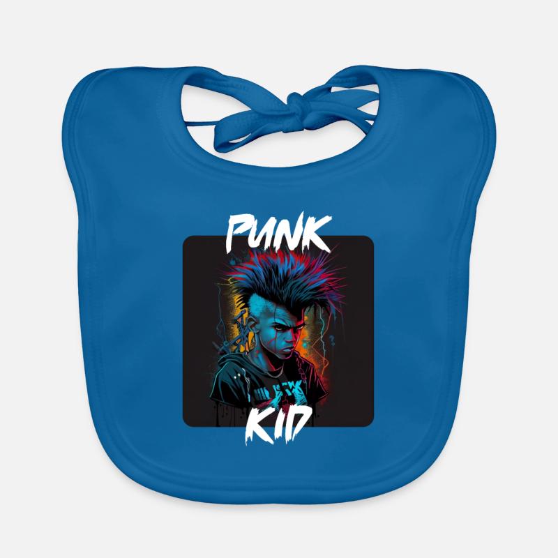 Style graffiti - Cool Punk Kid 5 Bavoir bio Bébé