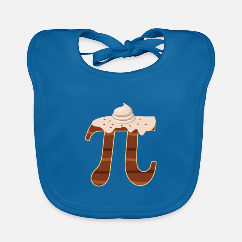 Drôle de crème au chocolat Pi Day Pie Math Lover Bavoir bio Bébé