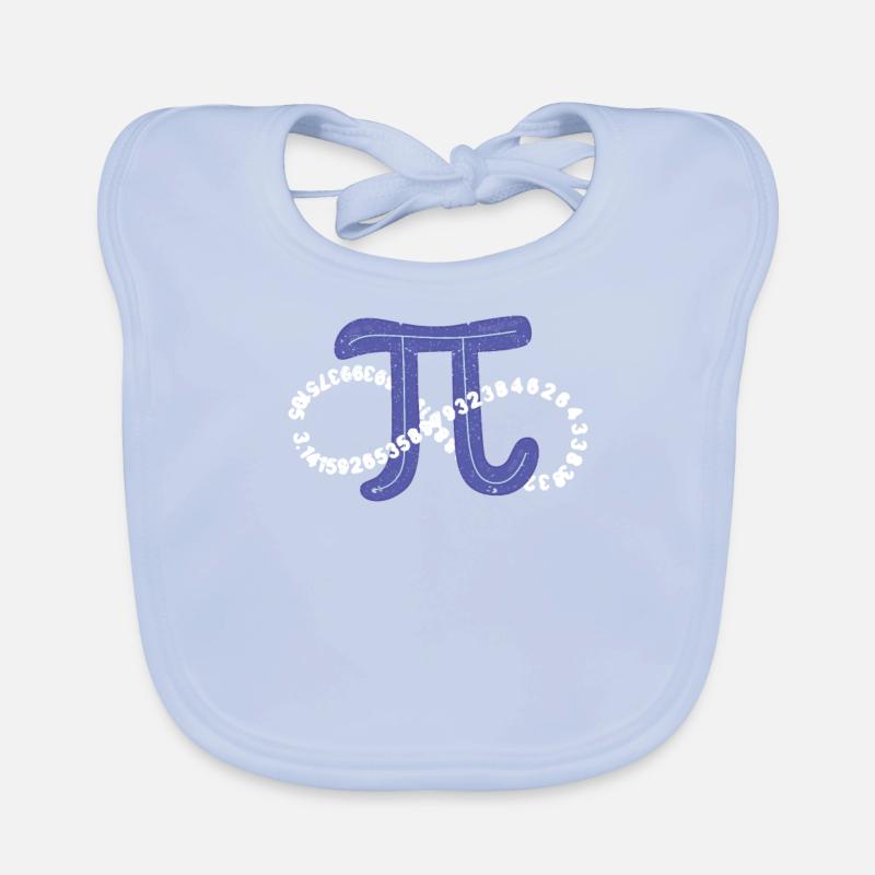 Drôle Pi Day Infinity Symbol Math Nerd Geek Bavoir bio Bébé