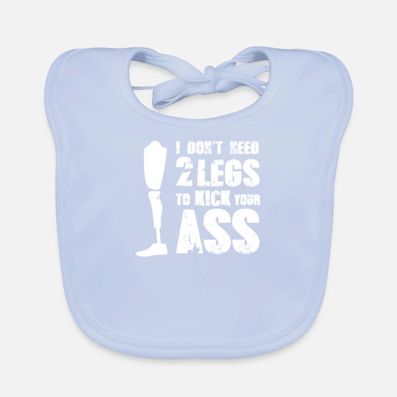 Amputation Jambe Protesis Cyborg Accident Bras Bavoir bio Bébé