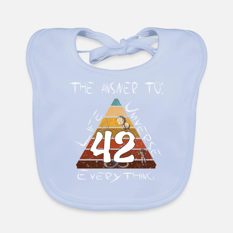 Life Universe Everything 42 Answer Organic Baby Bibs