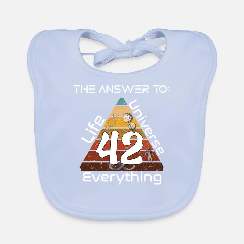 Life Universe Everything 42 Answer Organic Baby Bibs