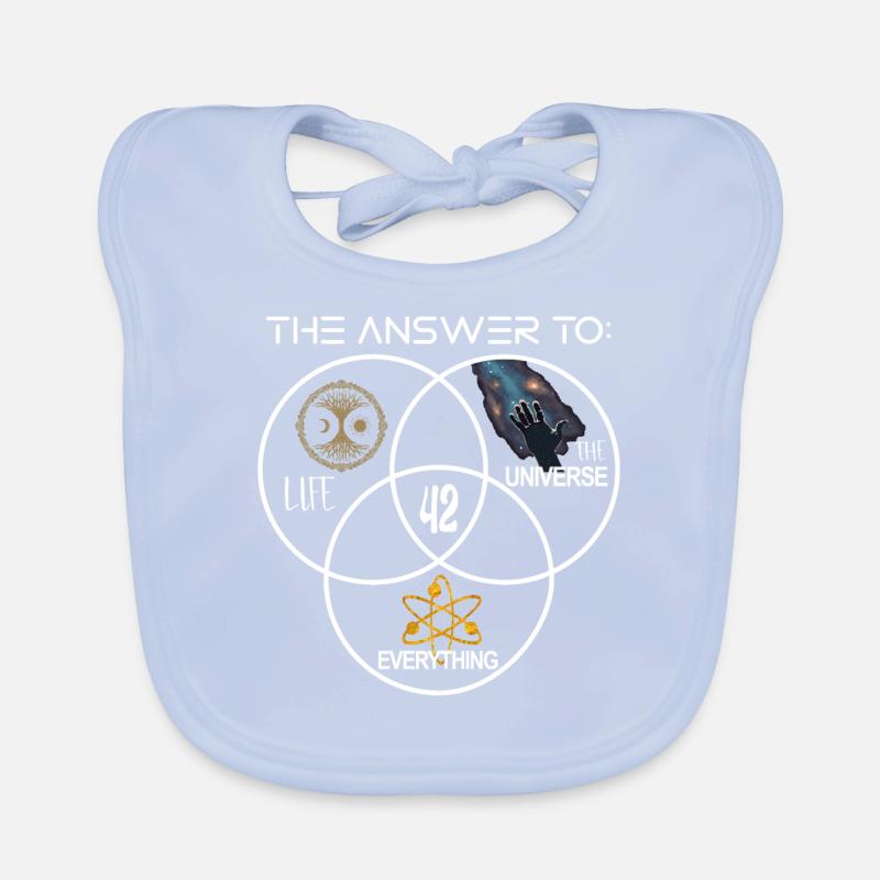 Life Universe Everything 42 Answer Organic Baby Bibs