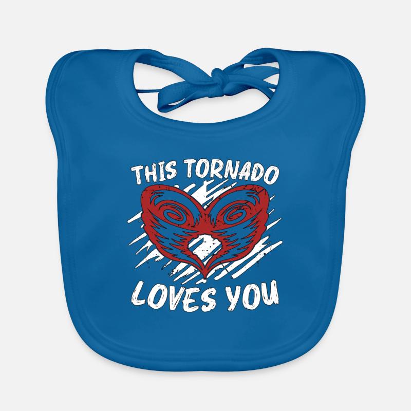 Tornadoes This Tornado Loves Storms Tornado Chaser Organic Baby Bibs