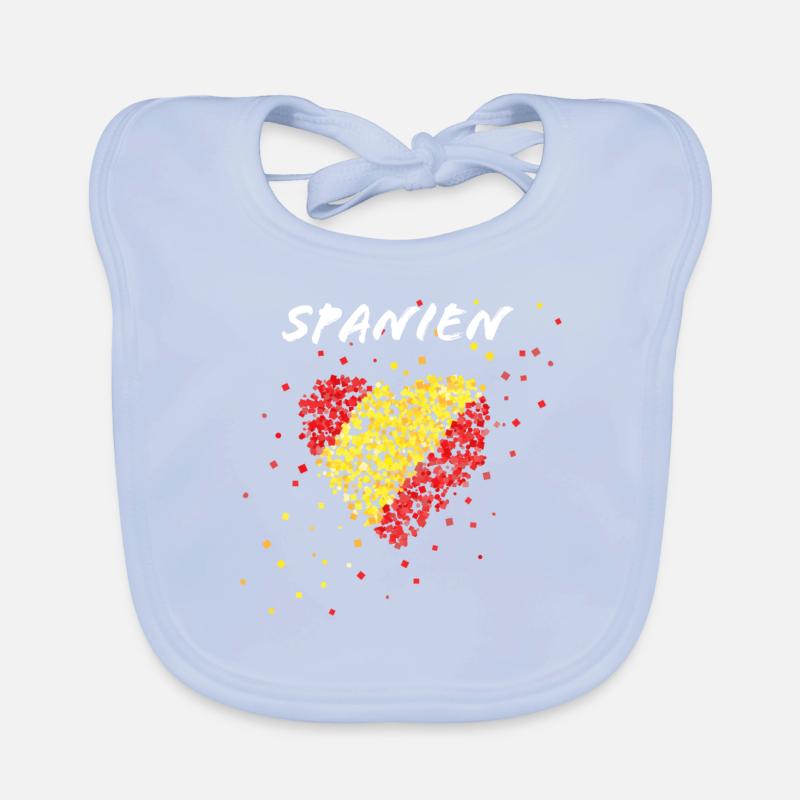 Espagne Espagnol Drapeau espagnol Drapeau Espagnefan Bavoir bio Bébé