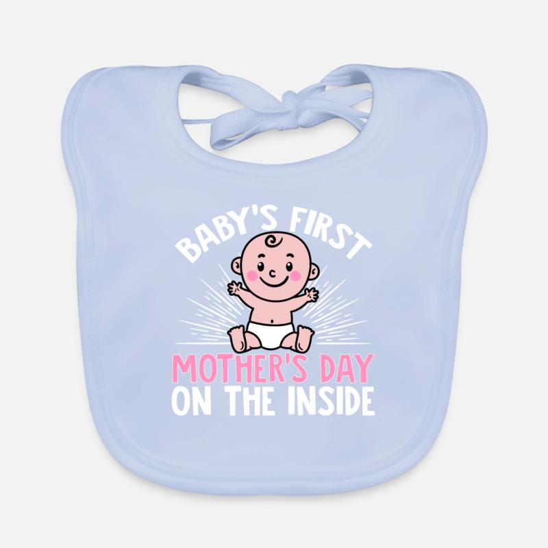 Schwangere Mutter - Babys erster Muttertag von inn Baby Bio-Lätzchen