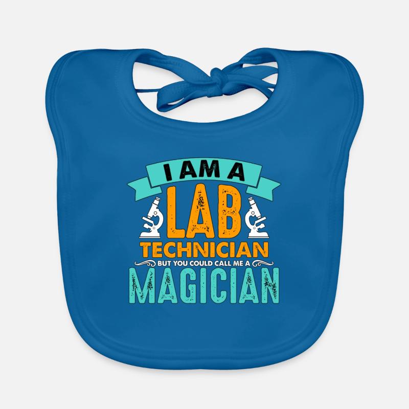 Lab Technician I Am A Lab Technician But Scientist Baby Bio-Lätzchen