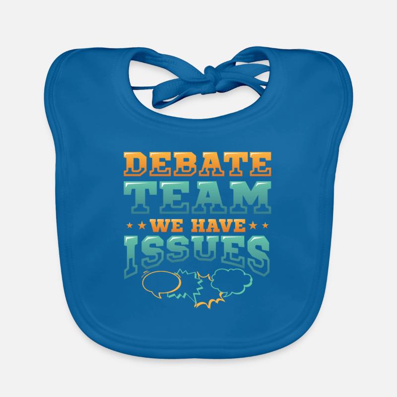 Debating team, we have problems Organic Baby Bibs