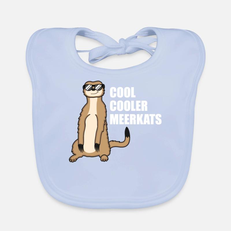Cooles Erdmännchen Lustiger Spruch Geschenk Baby Bio-Lätzchen
