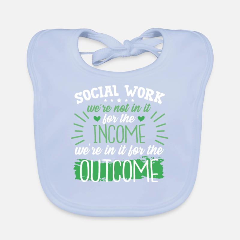 Social Work Organic Baby Bibs