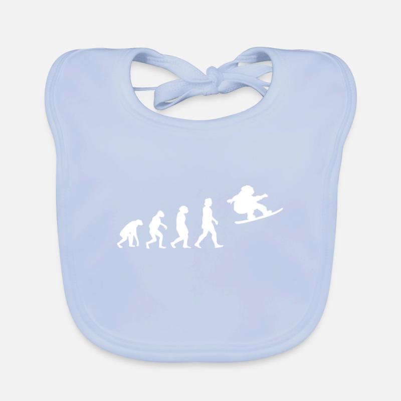 EVOLUTION SNOWBOARD Baby Bio-Lätzchen