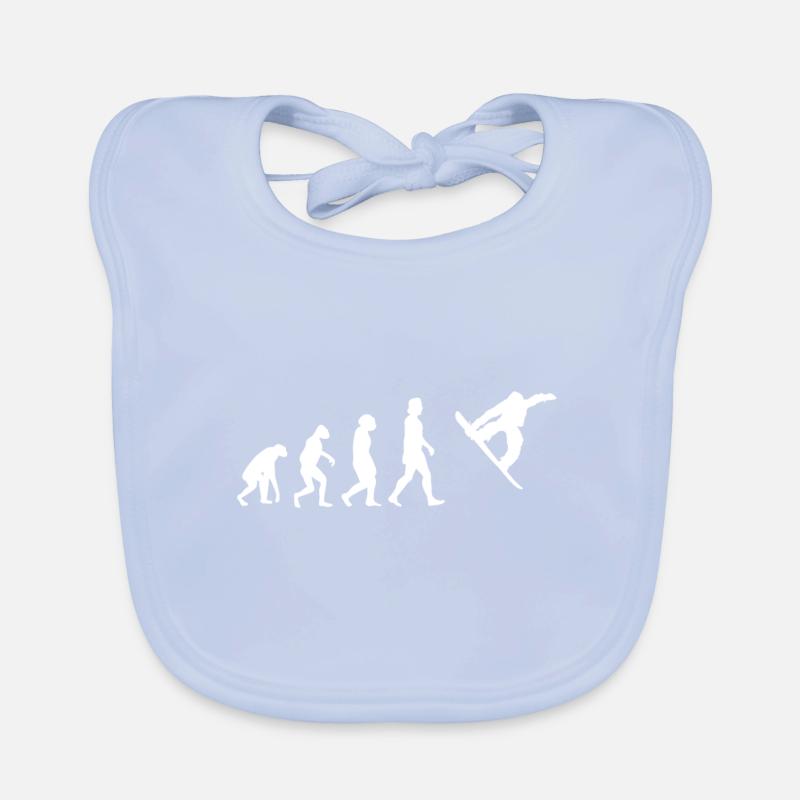 EVOLUTION SNOWBOARD Baby Bio-Lätzchen