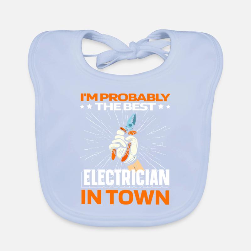 Electrician Electronics technician pliers Organic Baby Bibs