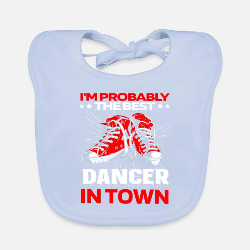 Dancing Dancers Funny Organic Baby Bibs