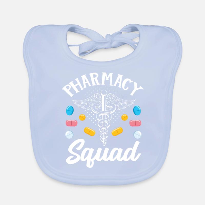 Pharmacy Squad Apotheker Leprechaun St. Patrick's Baby Bio-Lätzchen