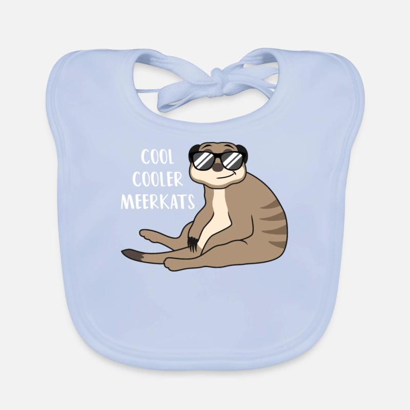 Cooles Erdmännchen Lustiger Spruch Geschenk Baby Bio-Lätzchen