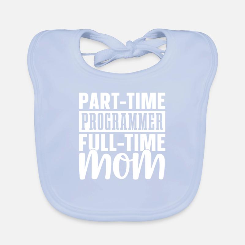 Développeur Coder Programmeur Mama Bavoir bio Bébé