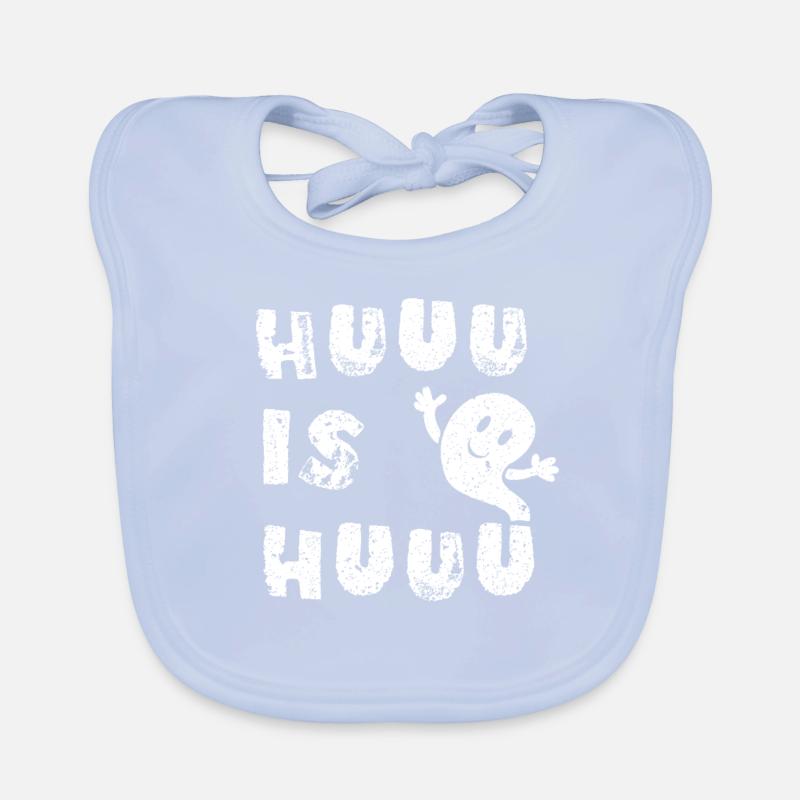 Halloween Ghost Ghost Witching Hour Organic Baby Bibs
