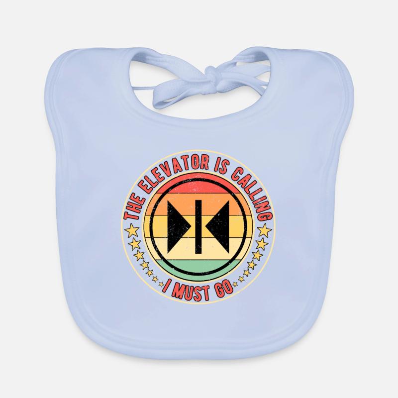 Elevator mechanic Elevator fitter Organic Baby Bibs