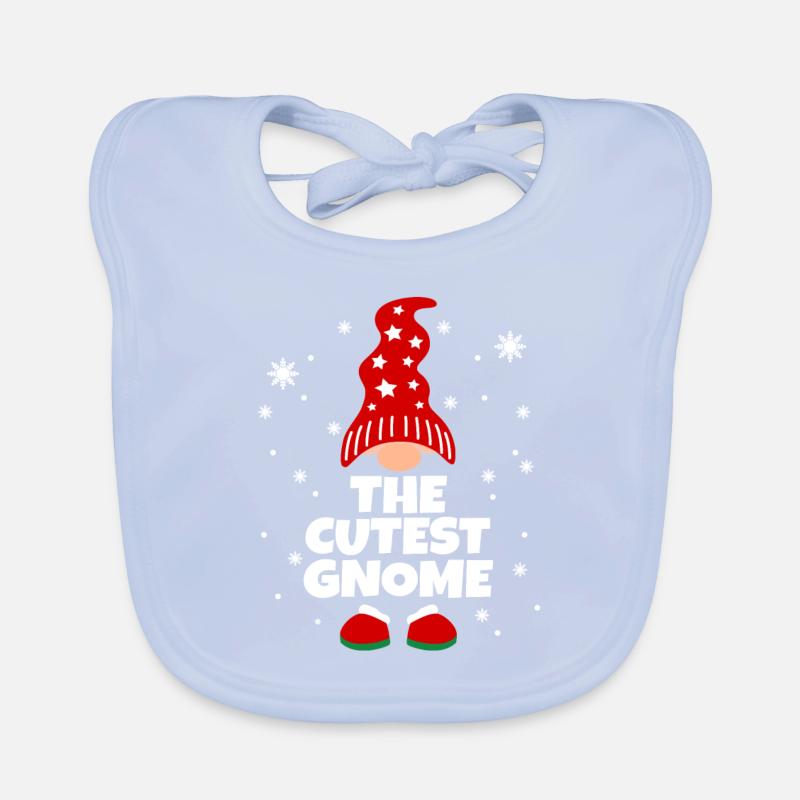 Assortiment de pyjamas de famille Gnome le plus mignon Bavoir bio Bébé