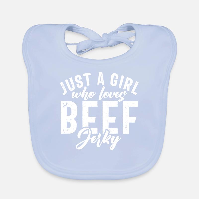 Beef Jerky Gift Beef Jerky Lover Bavoir bio Bébé