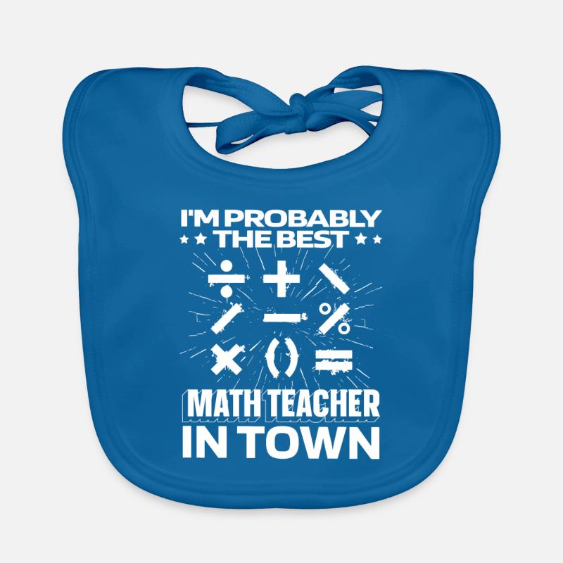 Math Math Drôle Bavoir bio Bébé