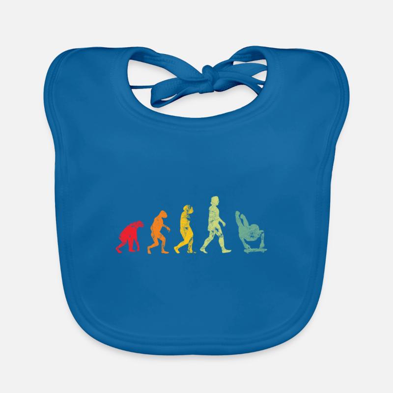 Evolution Skeleton Organic Baby Bibs