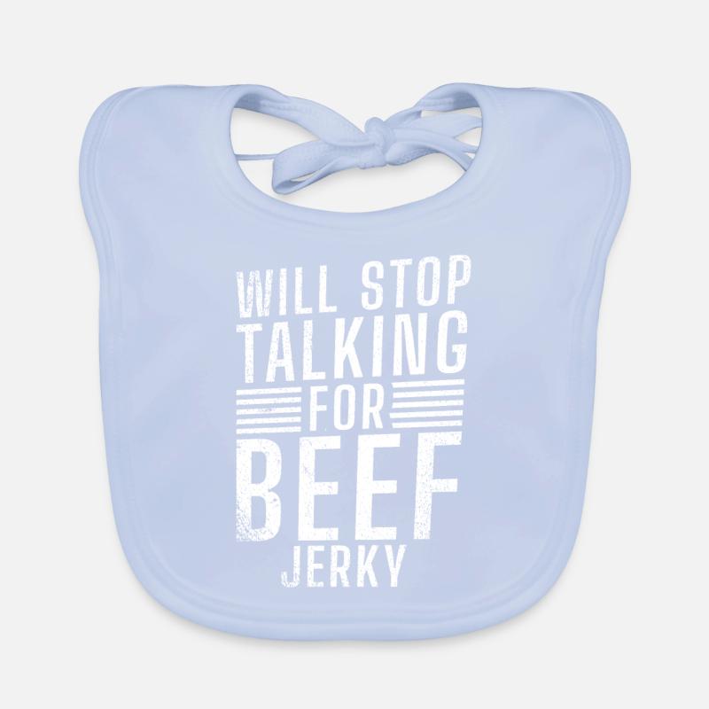 Beef Jerky Geschenk Beef Jerky Liebhaber Baby Bio-Lätzchen
