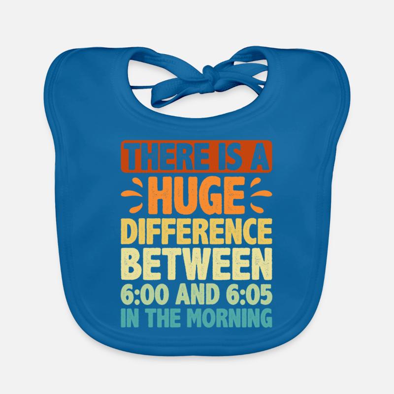 There is a difference between 6:00 and 6:05 2 Organic Baby Bibs