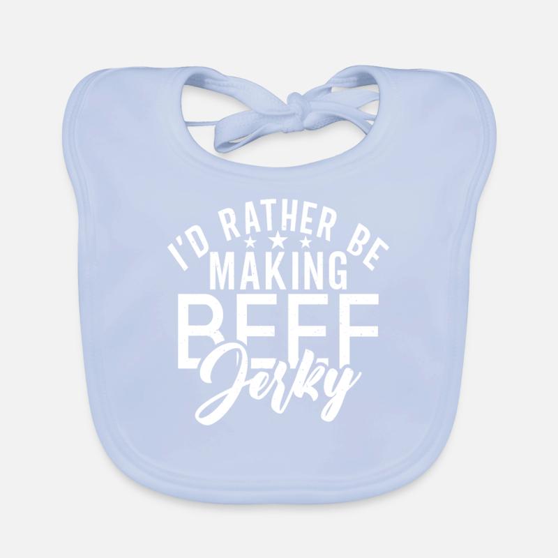 Beef Jerky Gift Beef Jerky Lover Bavoir bio Bébé