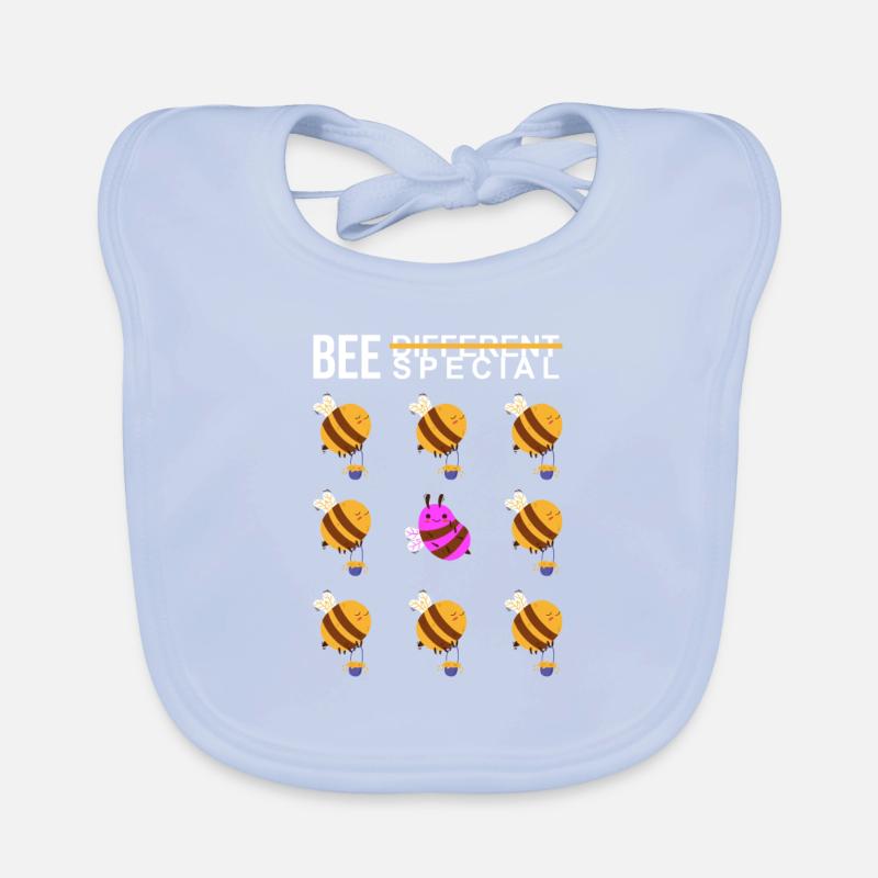 Bee special- sei anders - sei du selbst - Bienen Baby Bio-Lätzchen
