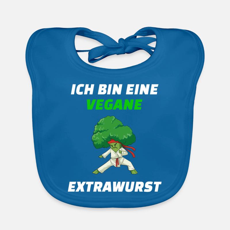 Ich bin eine Vegane Extrawurst Veganerin Geschenk Baby Bio-Lätzchen
