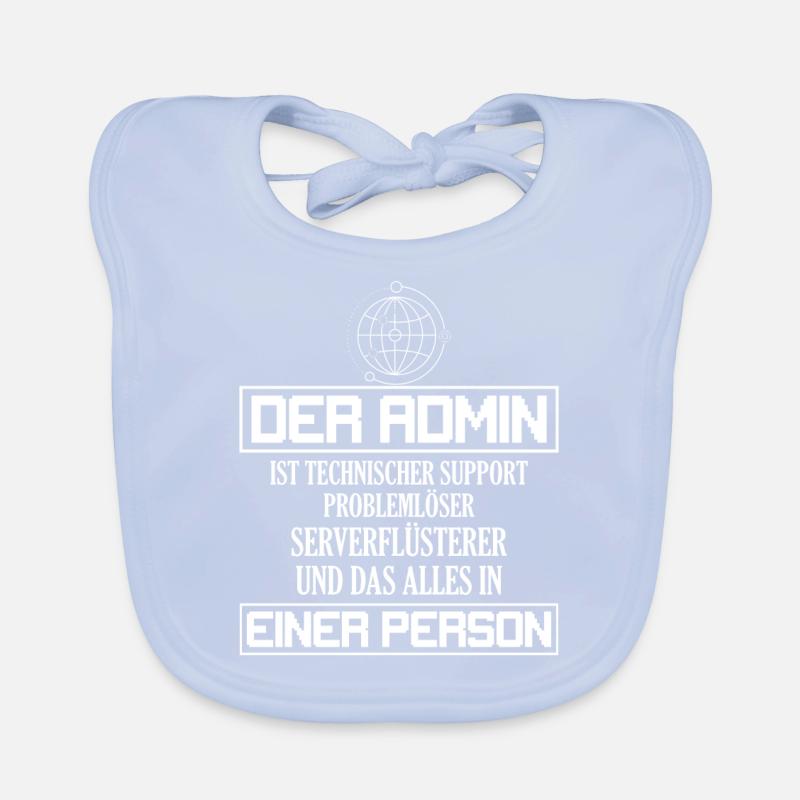 Der Admin | ist technischer Support Problemlöser H Baby Bio-Lätzchen