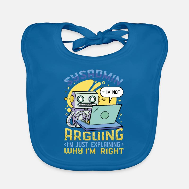 sysadmin, I'll explain why I'm the right one Organic Baby Bibs