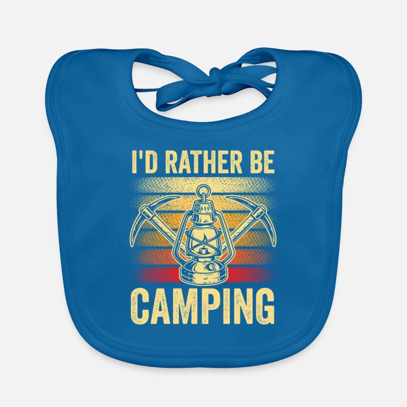 Je préfère camper camper camper camp Bavoir bio Bébé