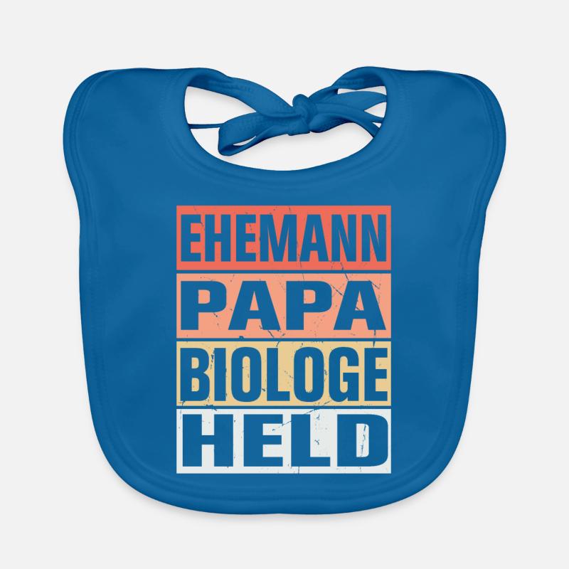 Biologe Vater Ehemann Held Baby Bio-Lätzchen