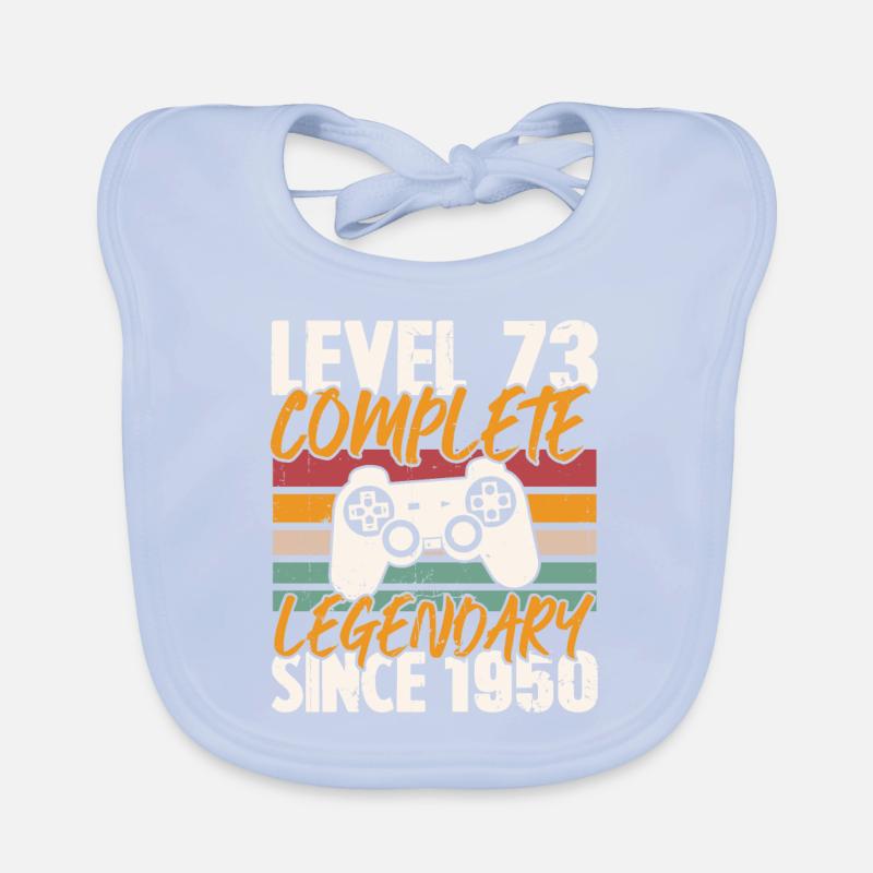 Geburtstagsgeschenk, Level 73 Complete 1950 Baby Bio-Lätzchen