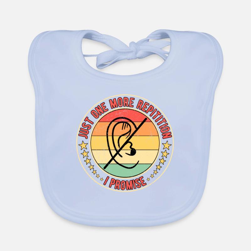 Perte auditive sourde sourde Bavoir bio Bébé