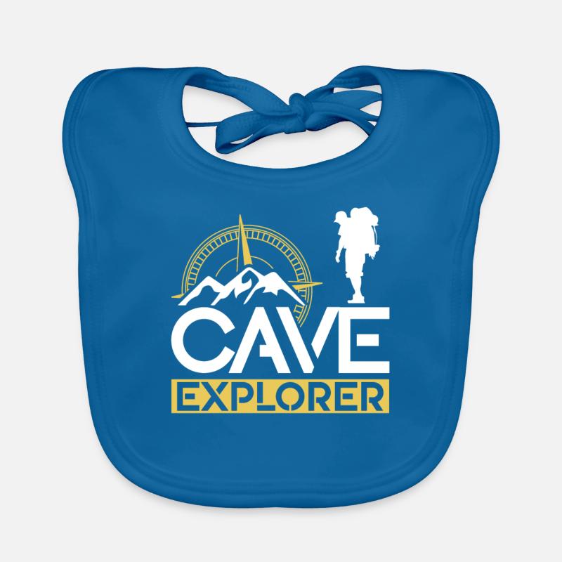 Cave Scientist Caving Cave Cave Hiking Cave Organic Baby Bibs