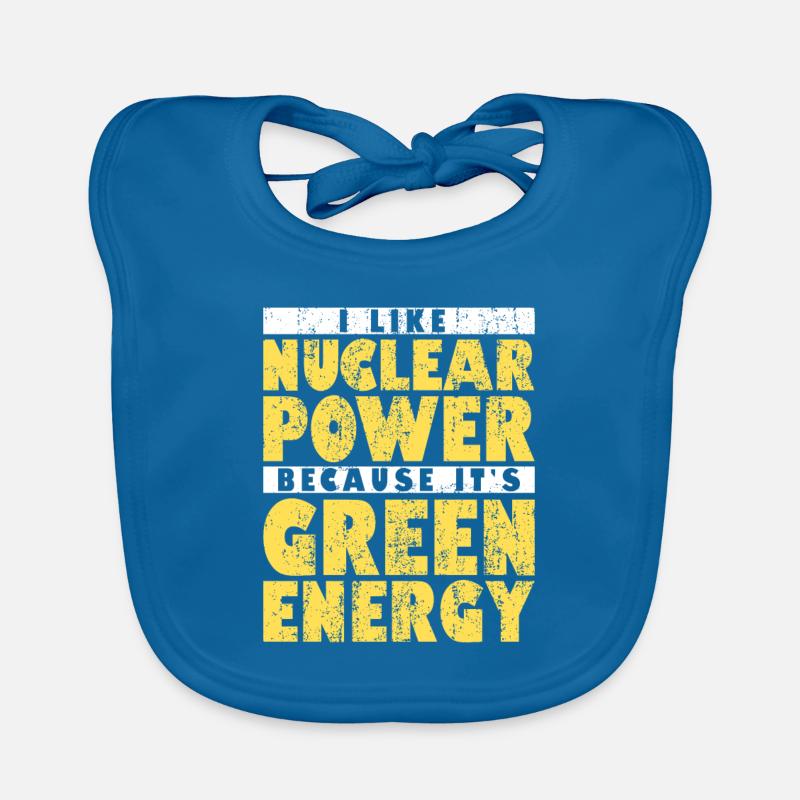 Nuclear Energy Radiation Nuclear Power Engineer Organic Baby Bibs