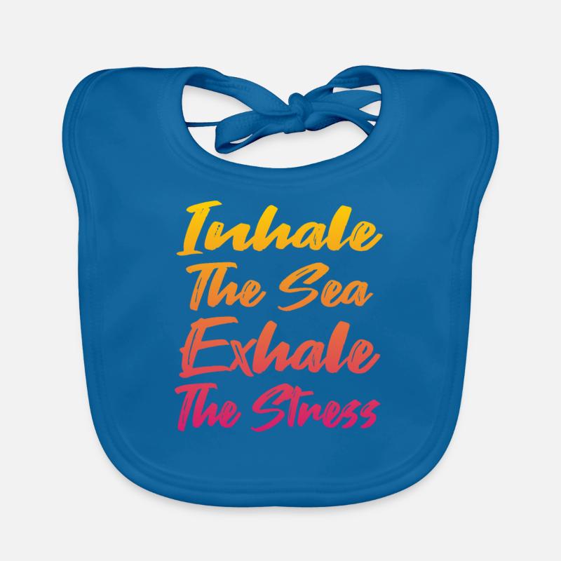 Conception de yoga de plage Bavoir bio Bébé