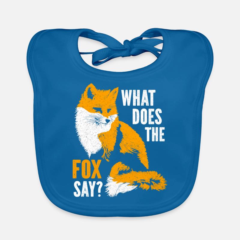 What does the fox say? Baby Bio-Lätzchen