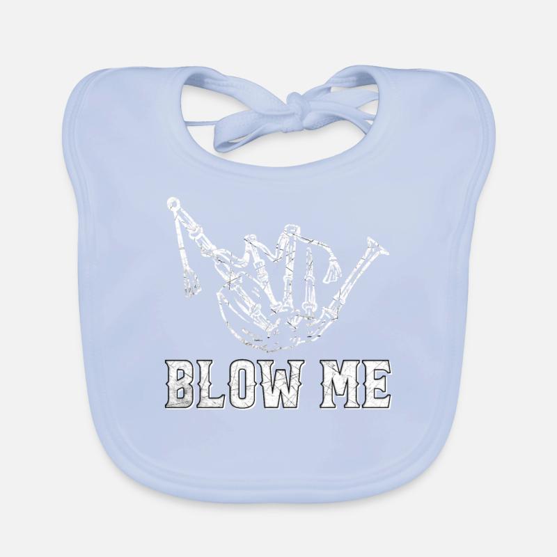 Cornemuse Kilt Écossais Beat Cornemuse Bavoir bio Bébé