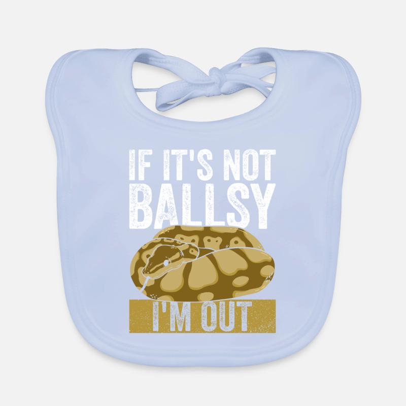 Königspython Liebhaber Banana Ball Python Baby Bio-Lätzchen