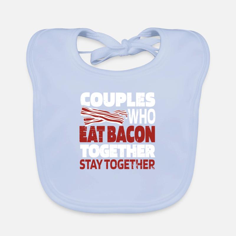 Paire de bacon Bavoir bio Bébé